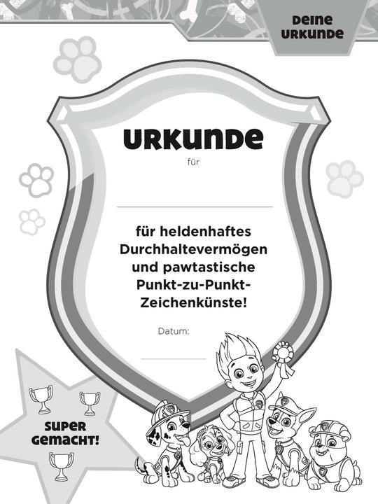 Produktbild Lernen mit der PAW Patrol: Von Punkt zu Punkt. Mein Vorschulbuch (Deutsch, Schwager & Steinlein Verlag, 2022)