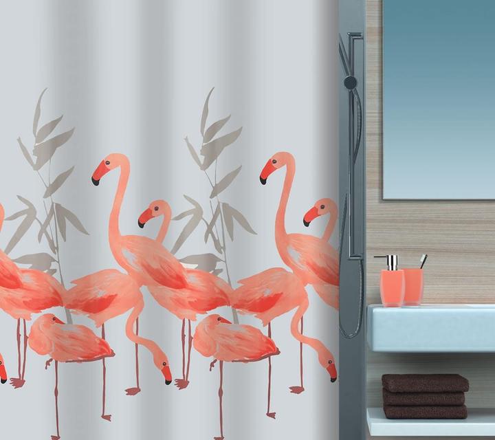 Actual product image spirella Flamingo Salmon (180 x 180 cm)