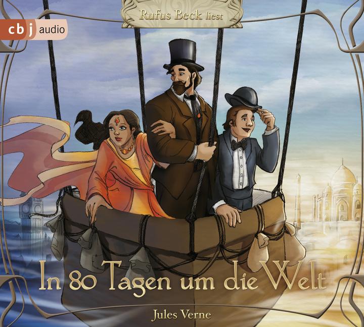 Productafbeelding Rond de wereld in 80 dagen (Jules Verne, Duits)