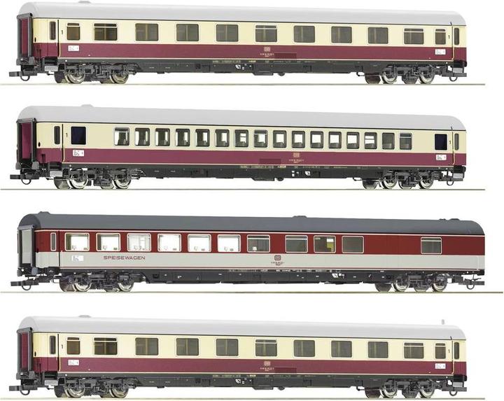 Actual product image Roco 74012 H0 Set of 4 TEE 20 Saphir of the DB (Track H0)