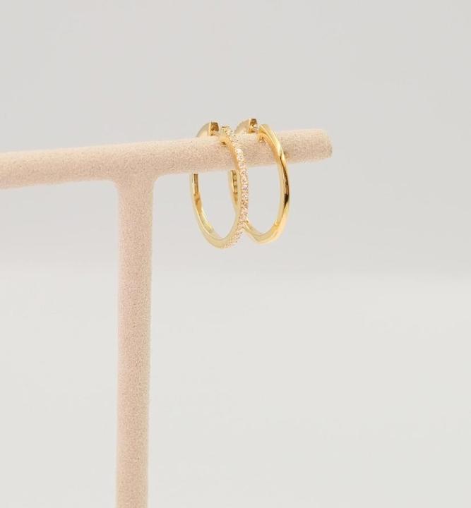 Muau Creolen (750/18K Gelbgold)