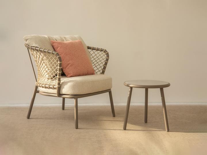 Actual product image Micadoni Outdoor Coffee Table, "Roig", 42.5x42.5x43