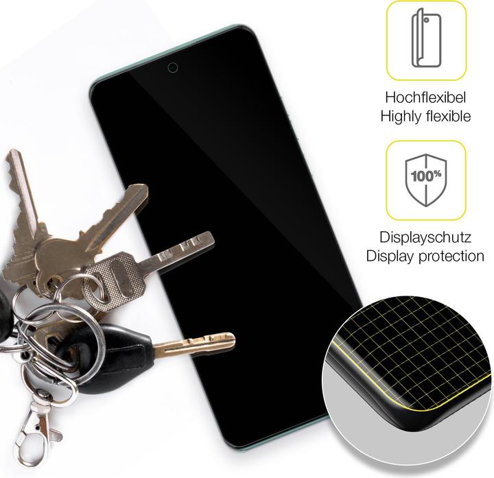 Produktbild Dipos Displayschutzfolie Full-Cover 3D (2 Stück, Motorola Edge 40 Neo)