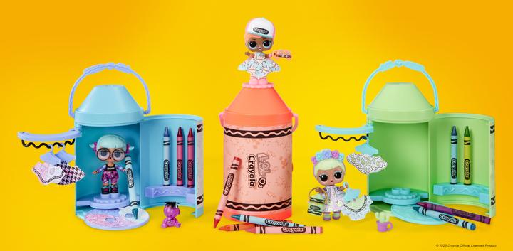 Produktbild MGA L.O.L. Surprise! Loves CRAYOLA Color Me Studio Asst in PDQ