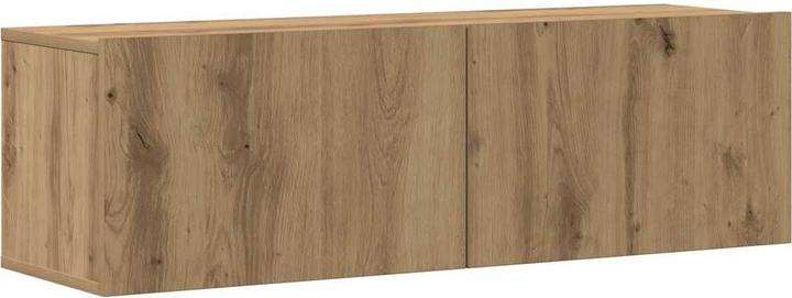 Produktbild VidaXL 3-tlg. TV-Schrank-Set Wandmontage Artisan-Eiche Holzwerkstoff