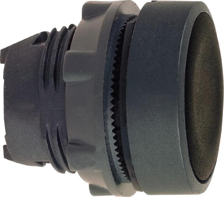 Actual product image Schneider Electric Drucktaster, Frontelement, Harmony XB5, Kunststoff, 22mm, schwarz, unbeschriftet, tastend, Sammelver