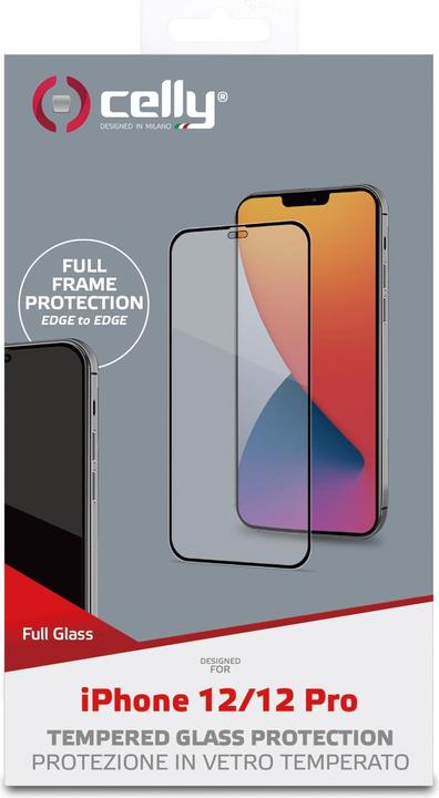 Actual product image Celly Full Glass (1 Piece, Apple iPhone 12, Apple iPhone 12 Pro)