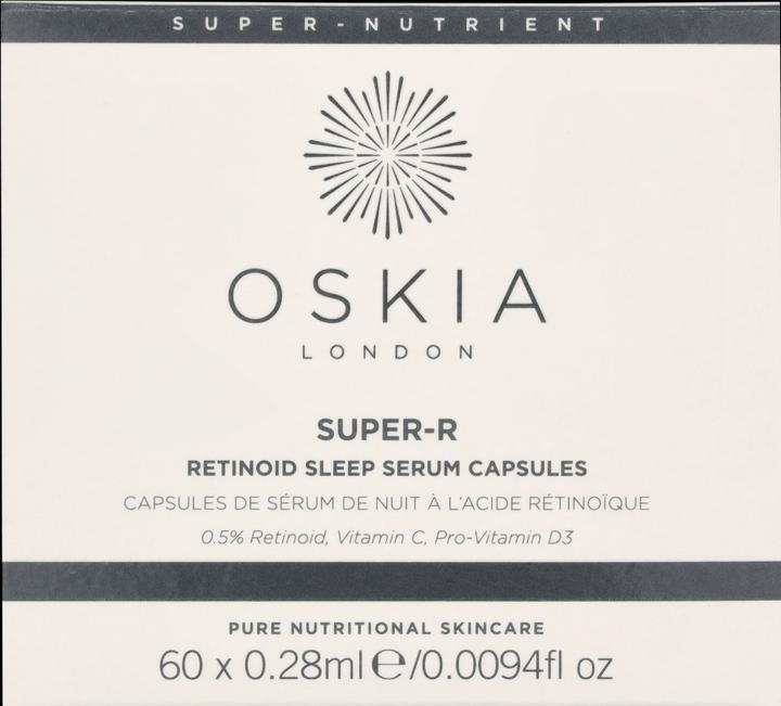 Actual product image Oskia Super R Retinoid Sleep Serum Capsules (60 ml)