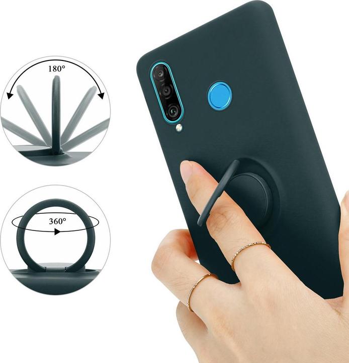 Immagine prodotto Cadorabo Custodia in silicone TPU Liquid Ring Cover (Huawei P30 Lite)