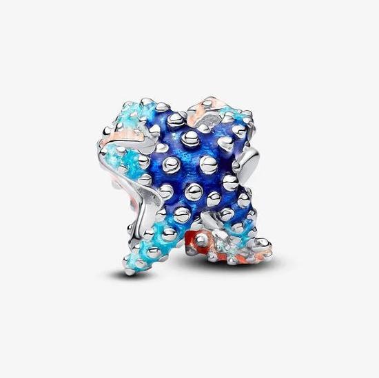 Produktbild Pandora Bunter Seestern-Mini-Charm (Emaille)