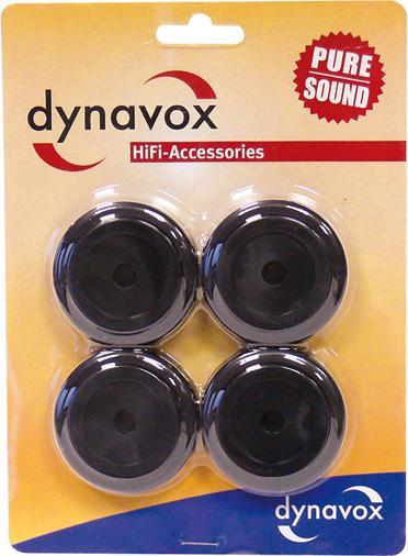 Produktbild Dynavox AluminiumFüsse für HiFiGeräte 4erSet schwarz