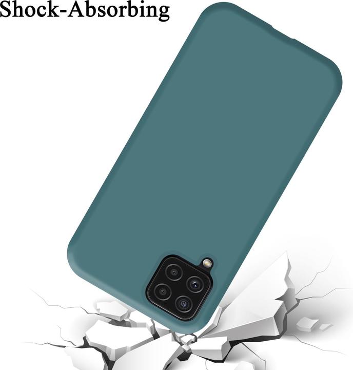 Actual product image Cadorabo Bumper TPU Liquid Silicone Case (Samsung Galaxy A12, Samsung Galaxy M12)