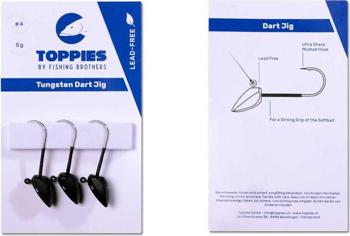 Actual product image HRH Dart Jig Head Tungsten