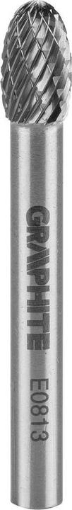 Productafbeelding Graphite HM METAALFREZEN E-TYPE (OVAAL) 8 X 13 MM LAARZEN 6 X 45 MM 55H364 GRAFIET