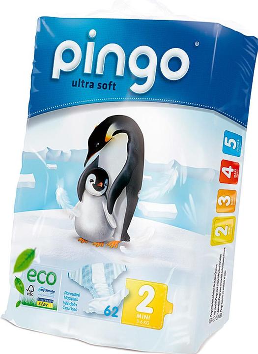 Actual product image Pingo Eco diapers (Size 2, Pack, 42 Piece)