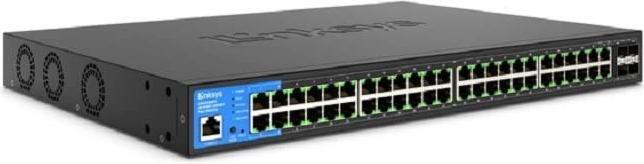 Immagine prodotto Linksys LGS352C-EU Switch di rete gestito Gigabit Ethernet (10/100/1000) Power over Ethernet (PoE) Nero (48 porte)