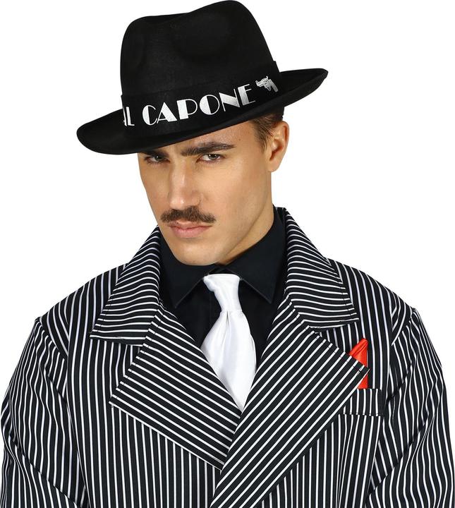 Image du produit Widmann Chapeau de gangster Al Capone noir en feutre