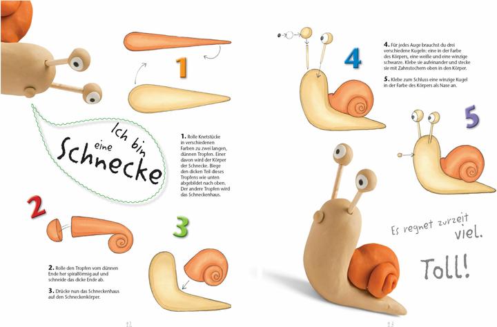 Actual product image Knead colourful animals. Quite simply from three basic shapes. From 4 years