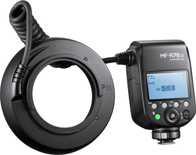 Actual product image Godox MF R76S TTL Macro Ring Flash (Plug-on flash, Sony)