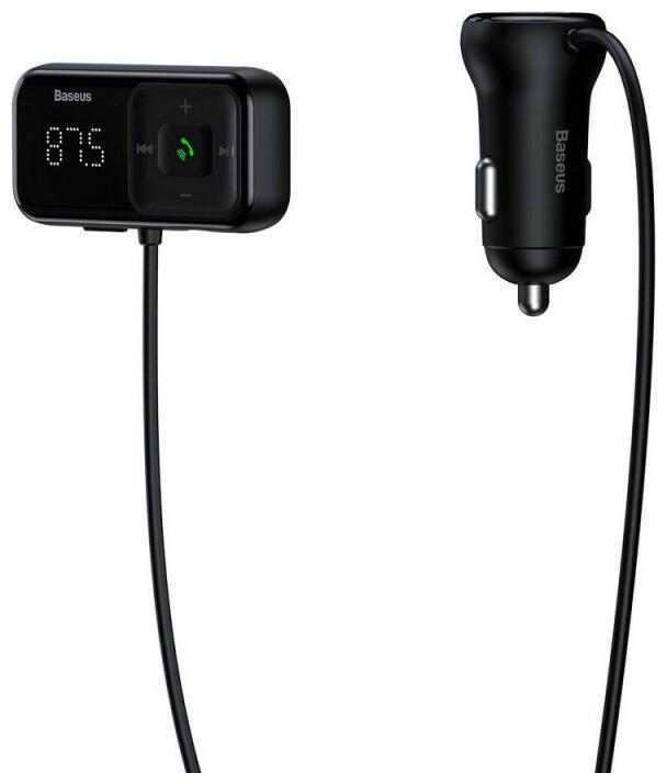 Actual product image Baseus Car Bluetooth MP3 Player T Shaped S-16 Black OS
