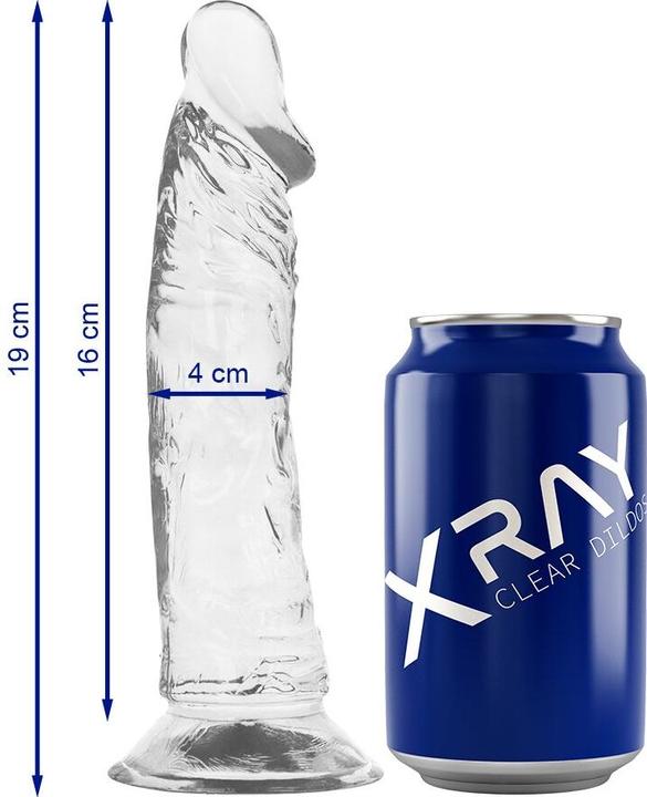 Produktbild X Ray Xray Clear Dildo Transparente 19cm X 4cm