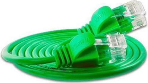 Actual product image Wirewin Slim patch cable: UTP, 3m, green (U/UTP, CAT6, 3 m)