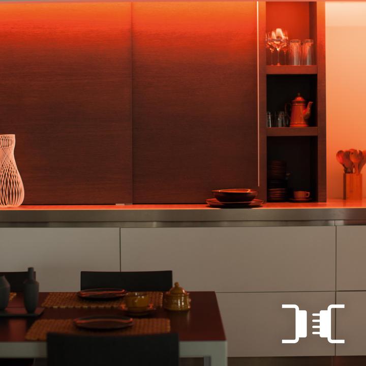 Actual product image Philips Hue Lightstrips BT Extension (RGBW, 100 cm, Indoor)
