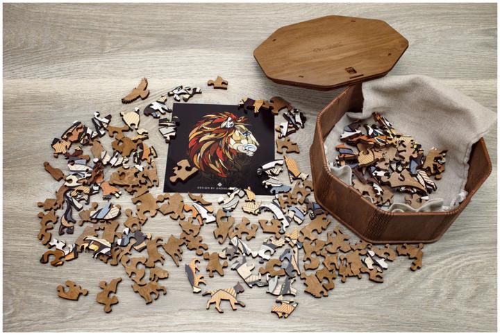 Actual product image Eco Wood Art T-Rex (129 pieces)