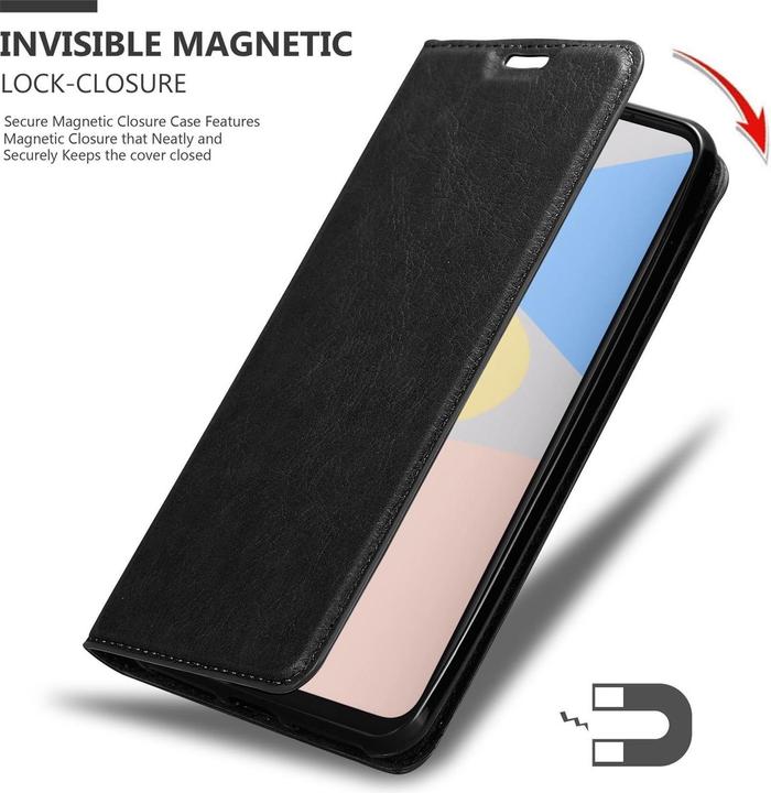 Actual product image Cadorabo Book Invisible Magnet Cover (Google Pixel 4a)