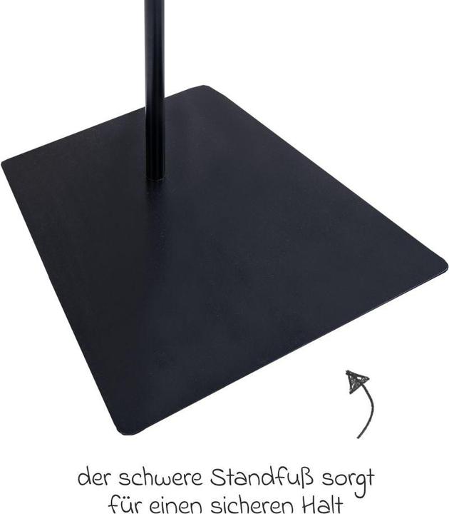 Image du produit Julius Zöllner Porte-ciel Max Noir, avec pied pour baldaquin