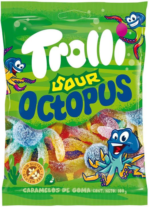 Actual product image Trolli Sour Octopus (1 pcs., 100 g)