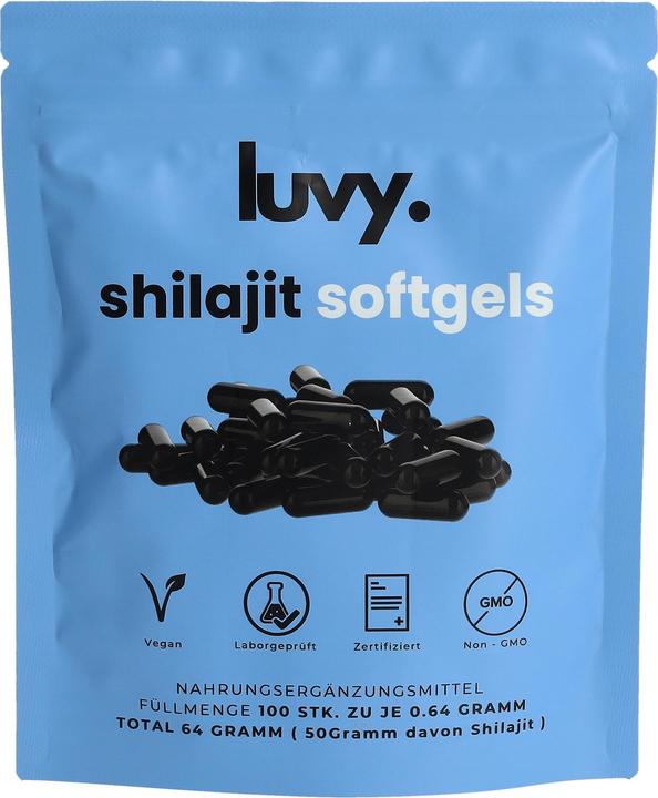 Luvy Shilajit (100 Stück, Kapseln, 50 g)