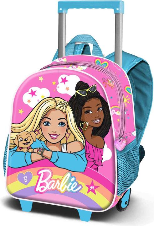 Karactermania Small 3D Backpack with Wheels Rainbow