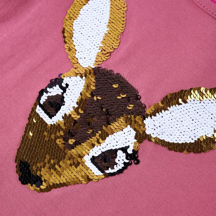 Immagine prodotto VidaXL Camicia da bambino a maniche lunghe rosa lampone 104,Materiale: 95 (104)