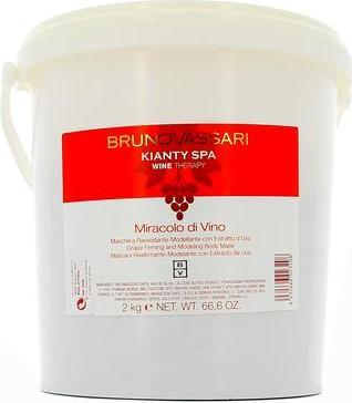 Actual product image Bruno Vassari Kianty Spa Grape Firmness Body Remodeling Body Cream Mask - 2000 Grams (Body cream)