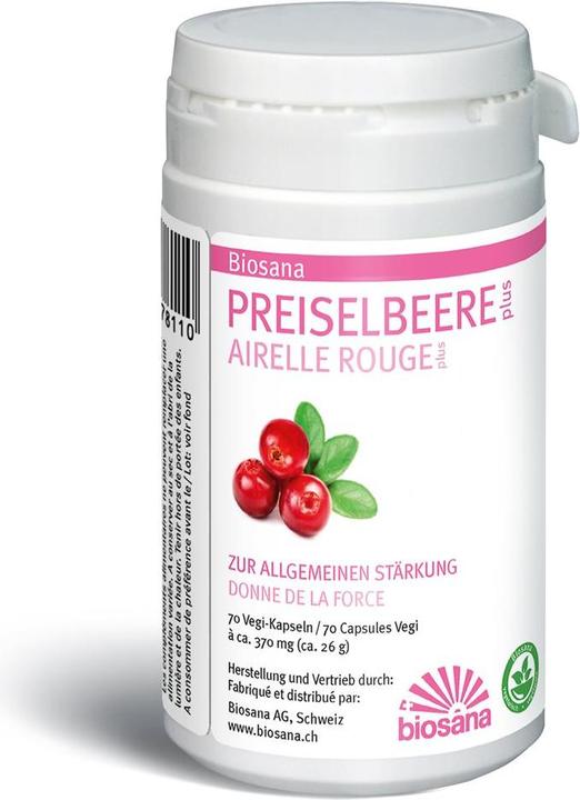Biosana Preiselbeere plus 370mg (70 Stück, Kapseln, 46 g)