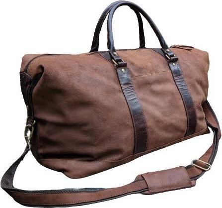 Produktbild Only-Bags.Store Leder Seesack, handgefertigte Leder Weekender, Turnbeutel, Urlaub Seesack, Reisetasche