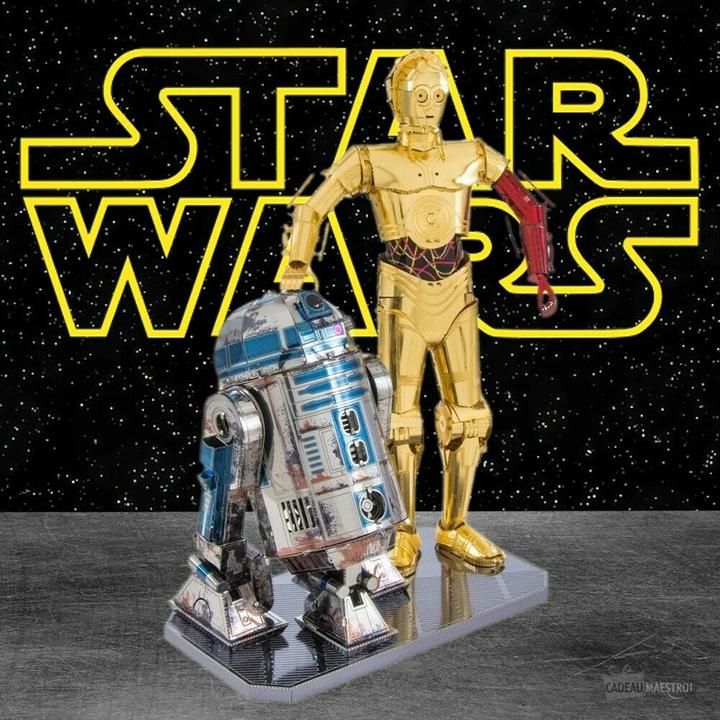 Produktbild Metal Earth Star Wars Set C-3PO + R2D2