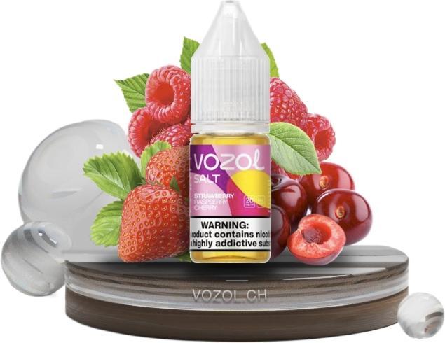 Produktbild Vozol Liquids 20mg, Strawberry Raspberry Cherry (Himbeere, Kirsche, Erdbeere)