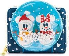 Loungefly Disney by Porte-monnaie Snowman Minnie & Mickey Snow Globe