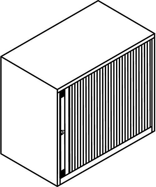 Image du produit Bisley Caisson de volet roulant Euro (80 x 43 x 69,5 cm)