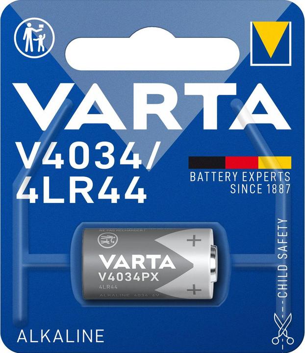 Immagine prodotto JTI V4034PX / 4LR44 6V Batterie 1er Pack (1 pz., 4LR44)