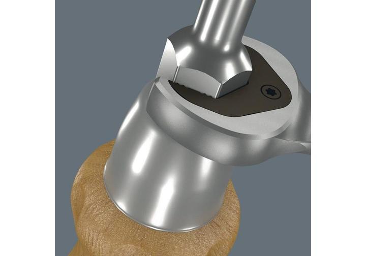 Produktbild Wera Schraubendreher 930 A Schlitz Klingendicke1,6xB9xL175mm rund CV-Molybdän BlackPoint-Spitze Buchen... (Schlitz)