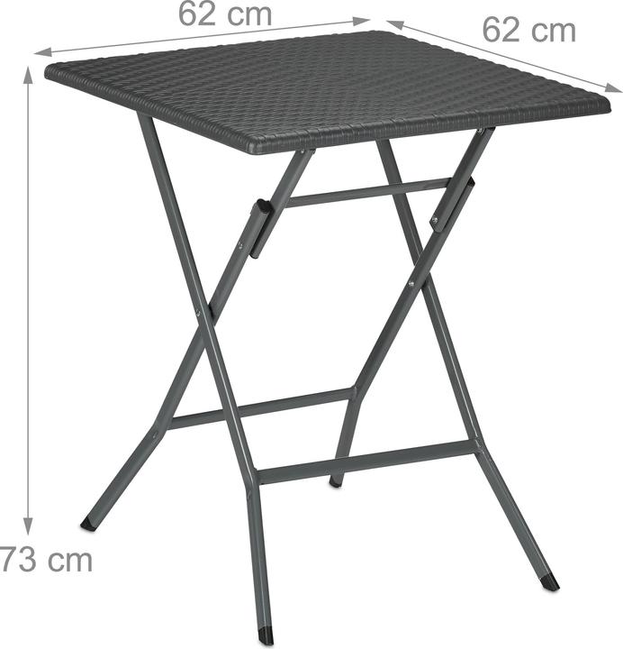 Actual product image Relaxdays Garden table (62 cm)