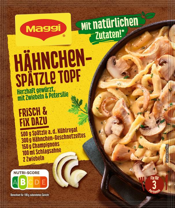 Produktbild Maggi FIX Hähnchen Spätzle Topf (48 g)