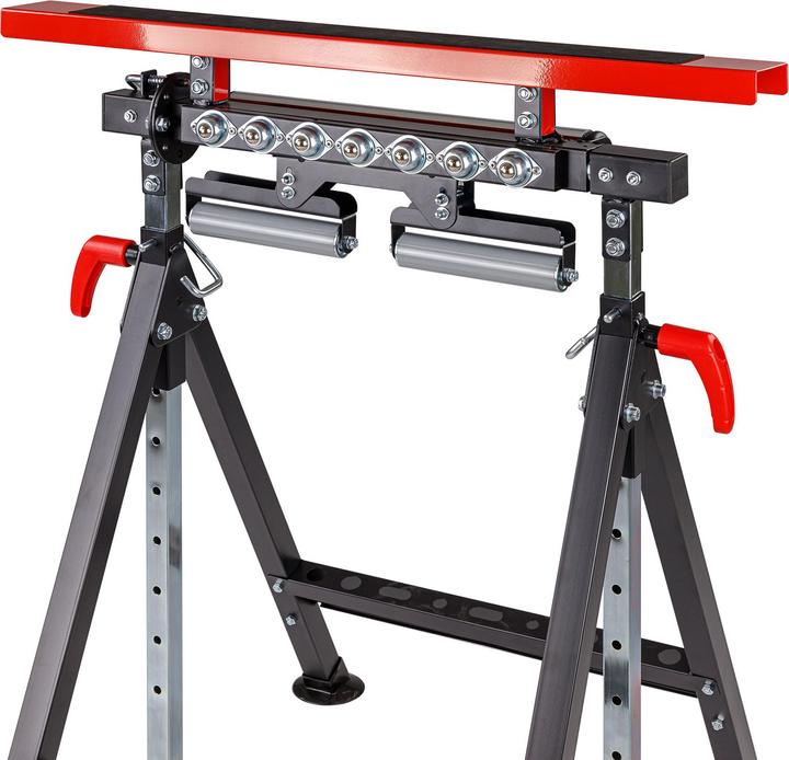 Actual product image Dema Multi-roller trestle 82.5 - 127.5 cm height-adjustable (70.50 cm, 75 cm)