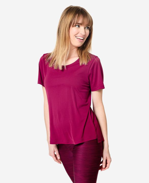 Actual product image Domyos T-Shirt - 120 bordeaux (XL)