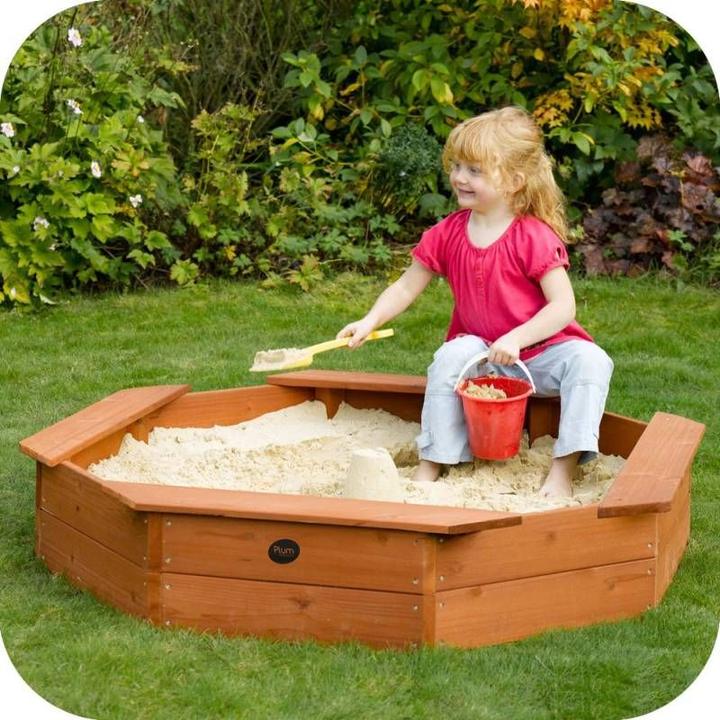 Actual product image Plum Play sandbox with protective cover