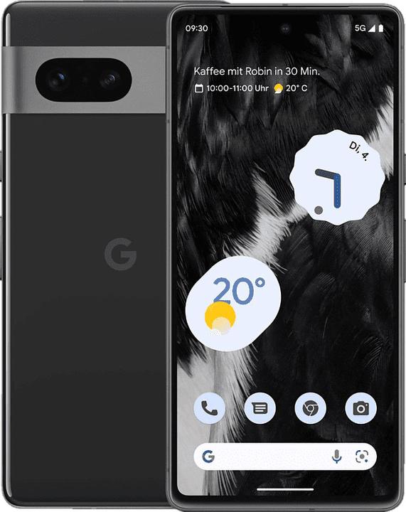Google Pixel 7 (256 GB, Obsidian, 6.30", SIM + eSIM, 50 Mpx, 5G)
