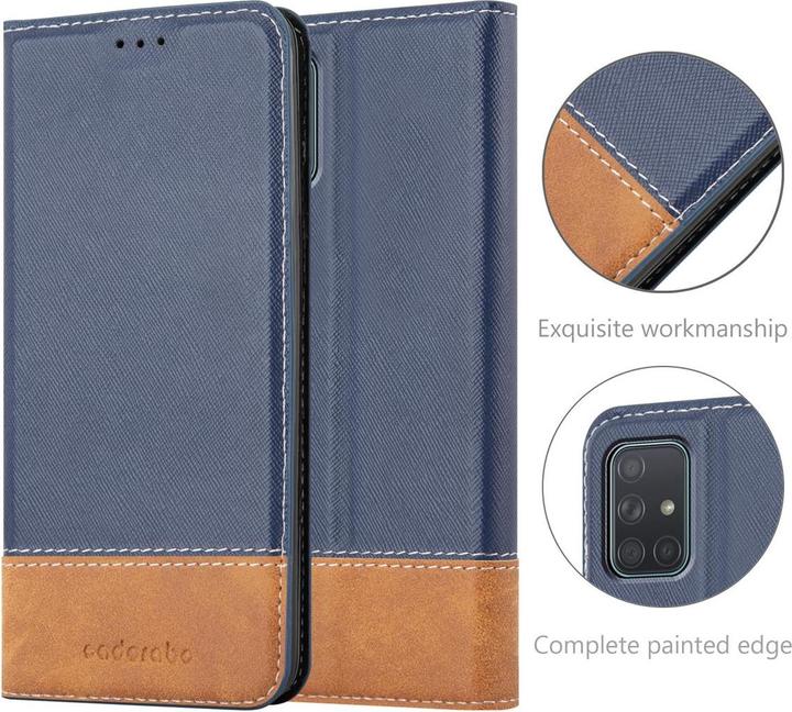 Productafbeelding Cadorabo X-Wallet hoes voor kunstleer pak (Samsung Galaxy A71)